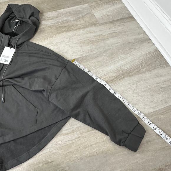 NEW Knix Good To Go Oversized Hoodie Charcoal Grey Size Medium - Picture 12 of 12